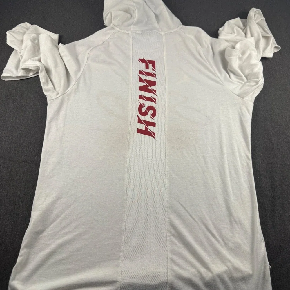 Jordan Oklahoma Sooners Football Speed D Dri-FIT Hooded Shirt Mens Medium White